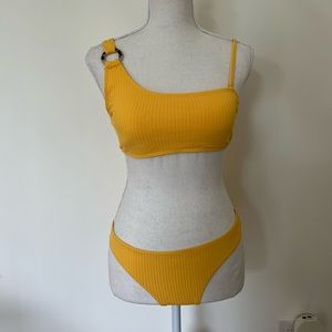 Vibrant yellow bikini never worn!
